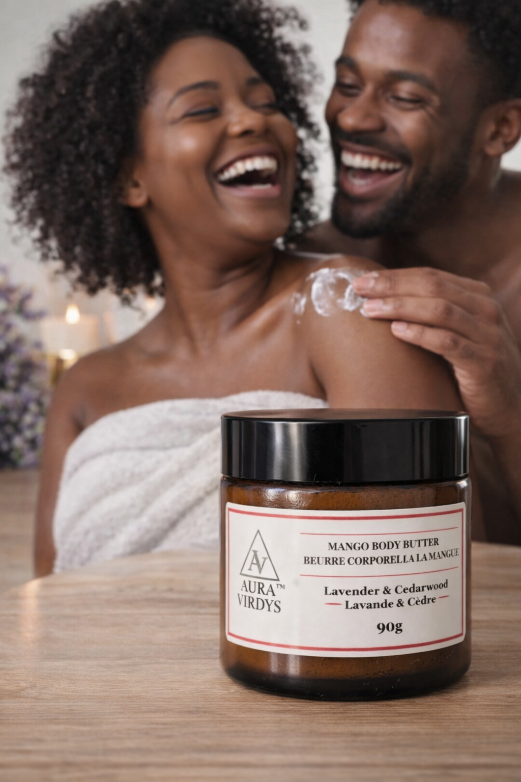 Beurre Corporel à la Mangue, à la Lavande et au Bois de Cèdre 90 g