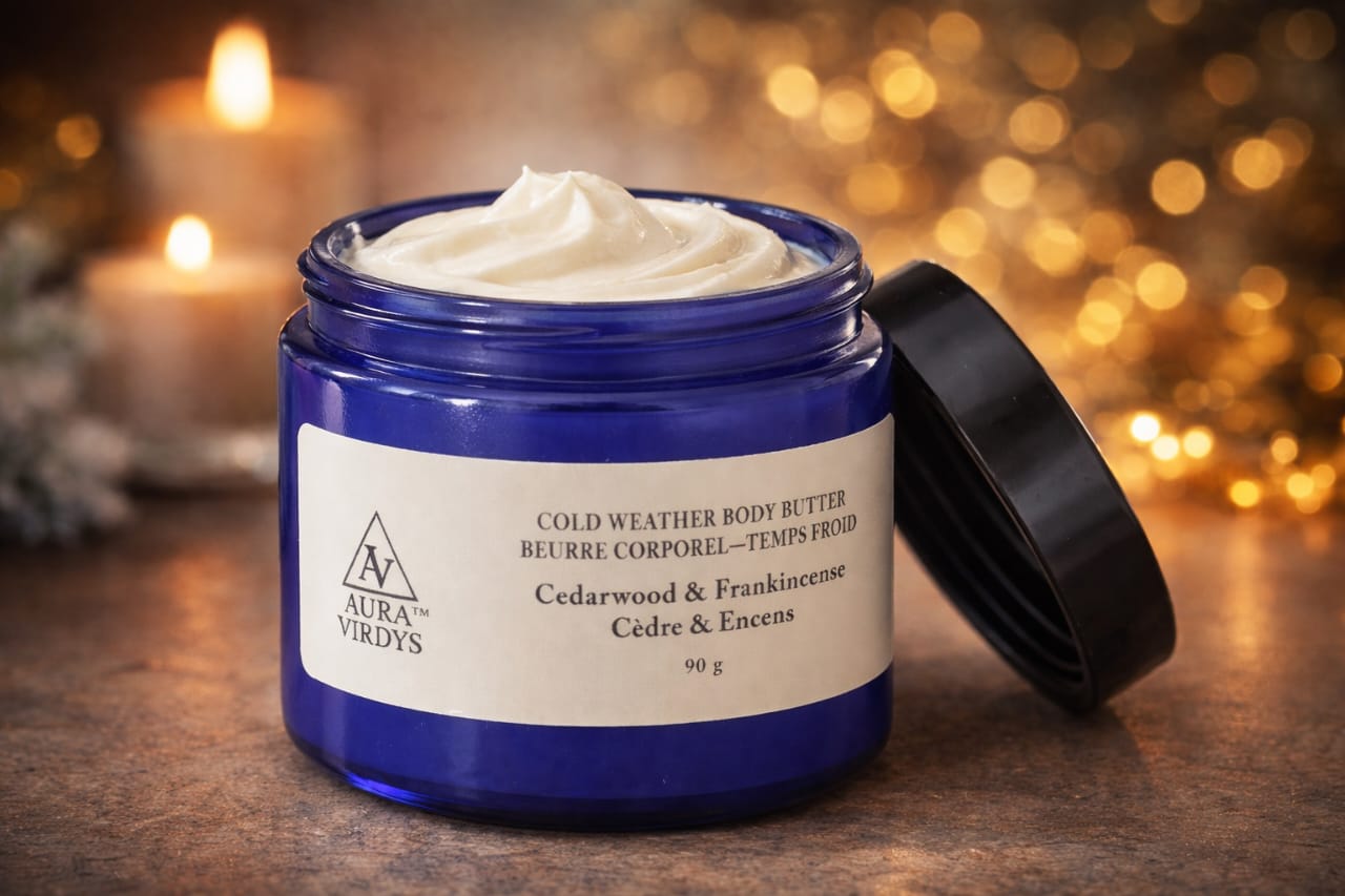 Beurre corporel pour Temps Froid - Cèdre et Encens 90 g